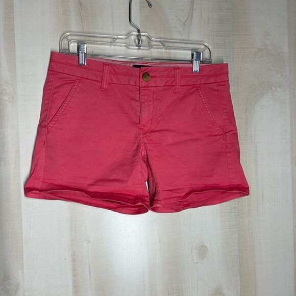 American Eagle midi shorts dark pink, size 6 - Picture 2 of 13